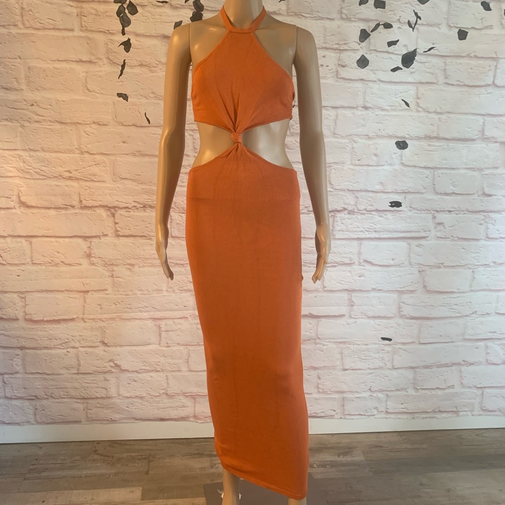 Orange Maxie dress